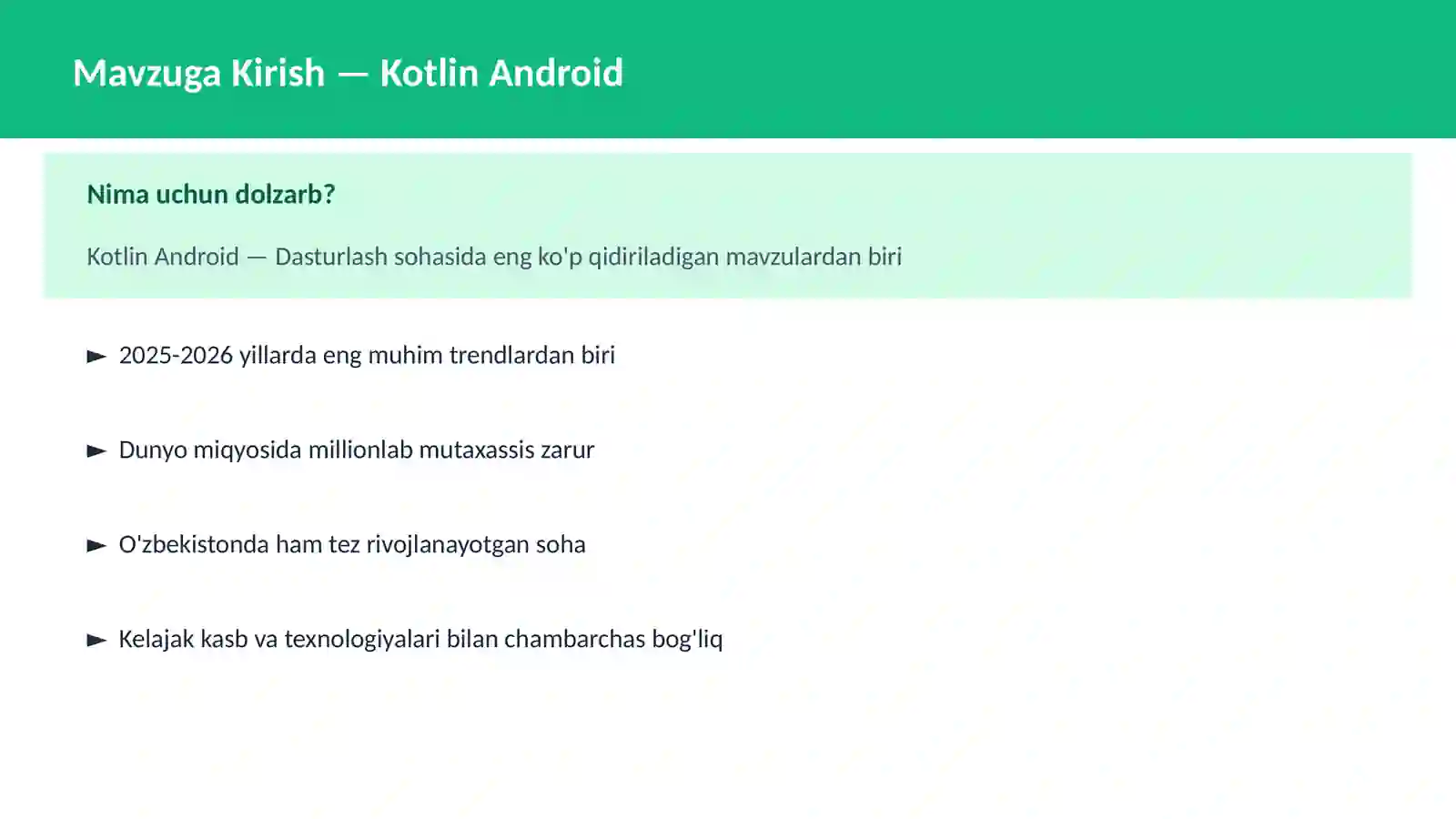 Kotlin Android 2