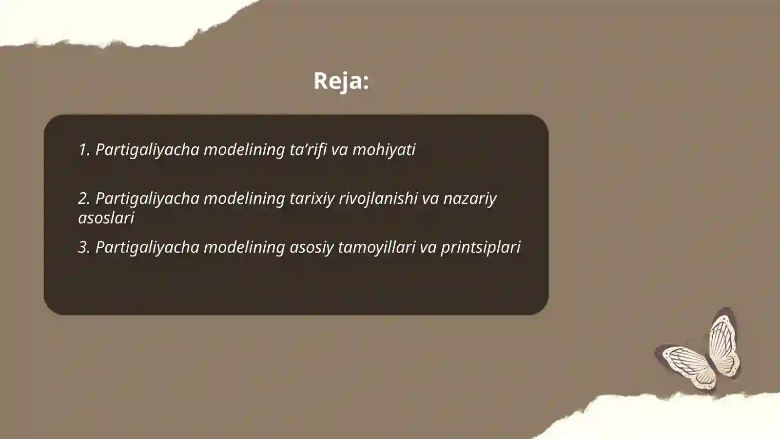 Menejmentning Partigaliyacha modeli va uning asosiy afzalliklari 2