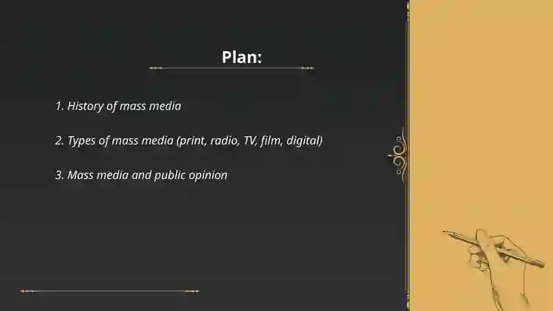Mass media history 2