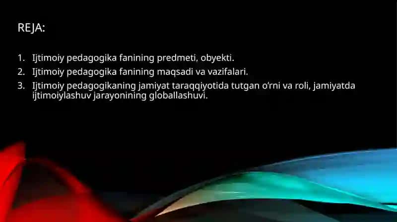 Ijtimoiy Pedagogika fanining jamiyat taraqqiyotidagi o'rni 2