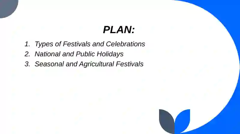 Festivals and celebrations 2