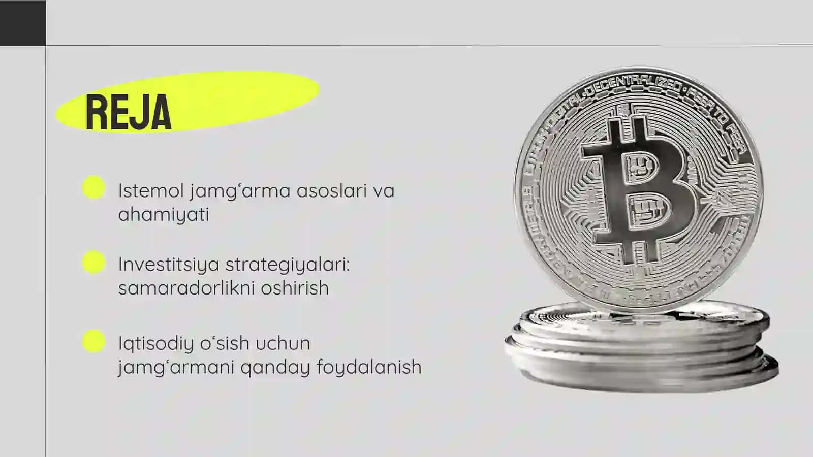 Istemol jamgʻarma va investitsiya 2