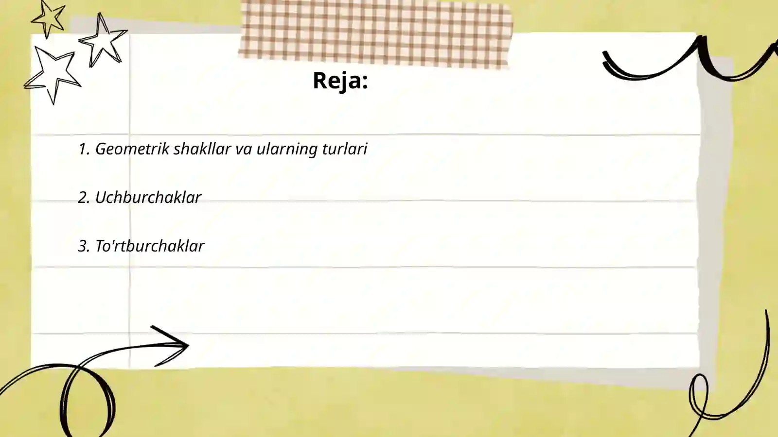 Geometrik shakllar 2