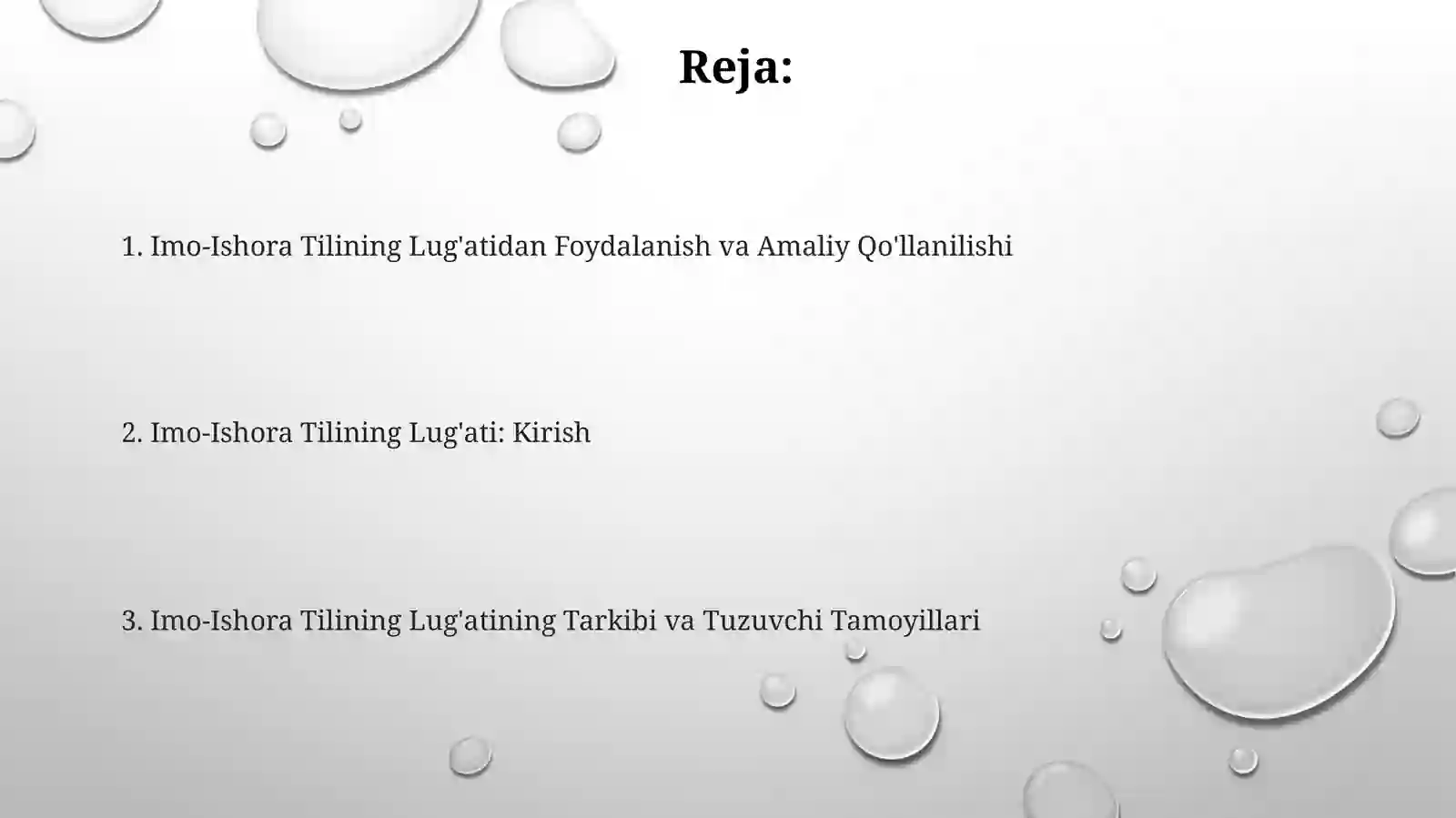 Imo-ishora tilining lug'ati 2