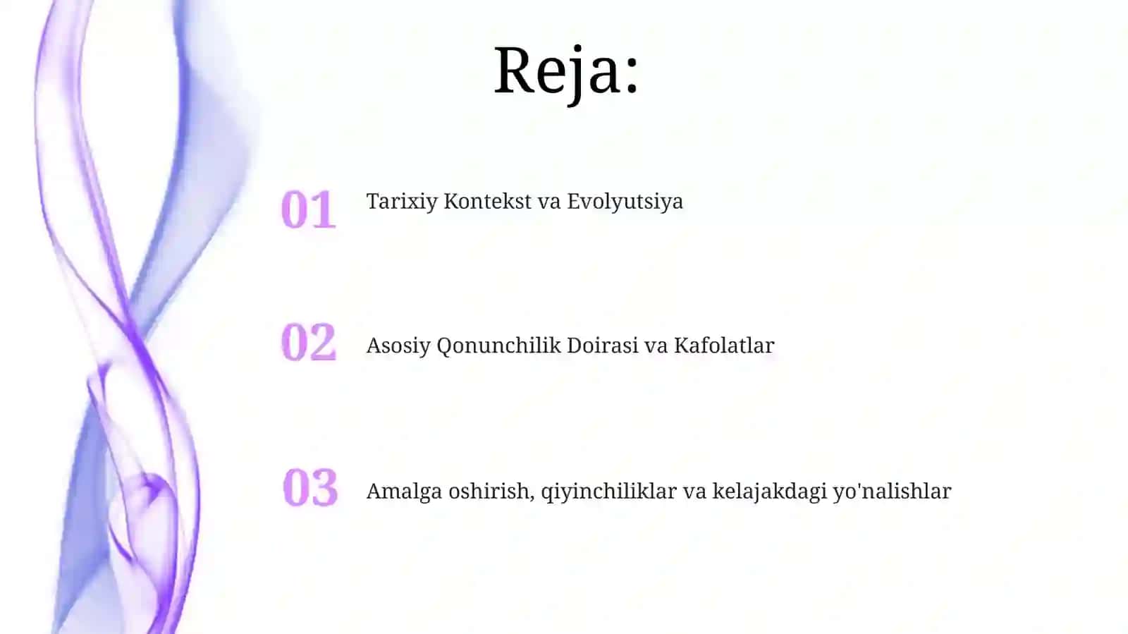 Yangi O‘zbekistonda inson huquqlari va erkinliklari kafolatining yaratilishi 2