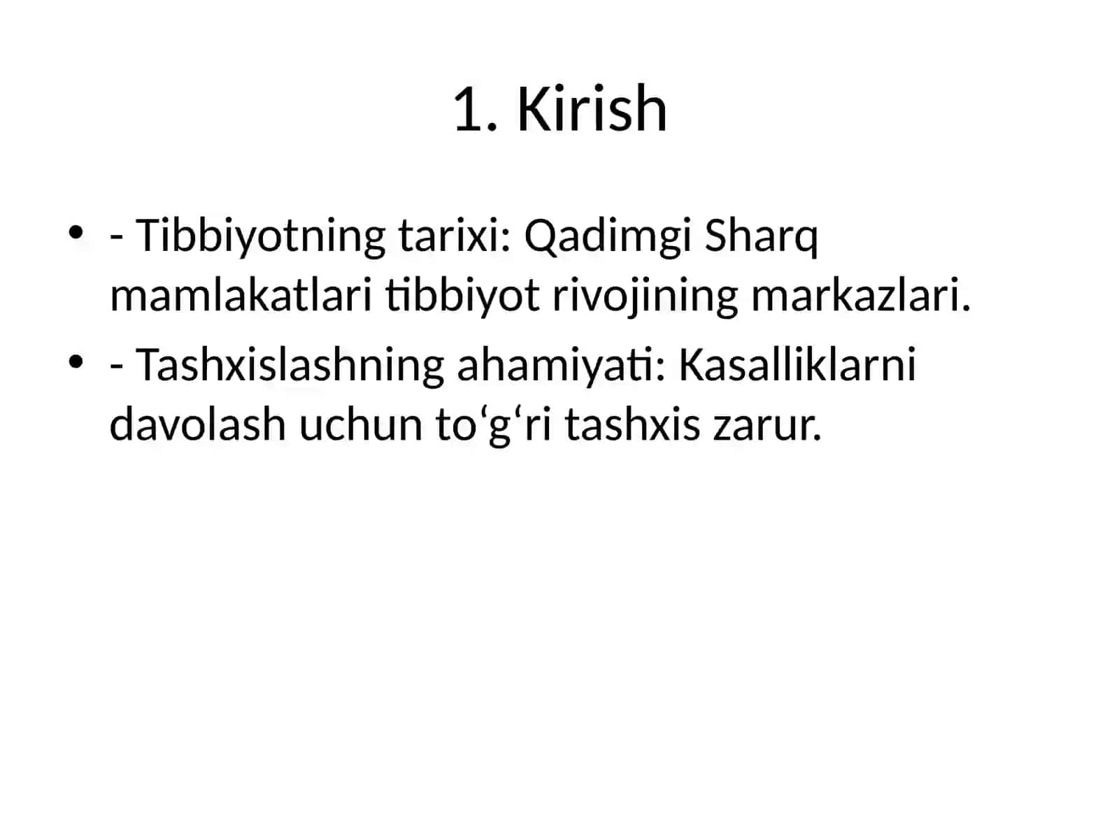 Qadimgi Sharq Mamlakatlarida Tibbiyotda Tashxislash Usullari 2