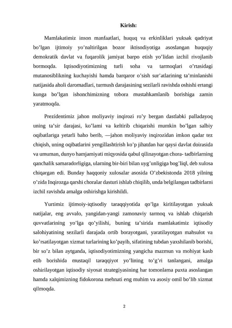 Korxonalarning raqamli iqtisodiyotga transformatsiyalash jarayonida stretegik rejani amalga oshirish istiqbollari. 2