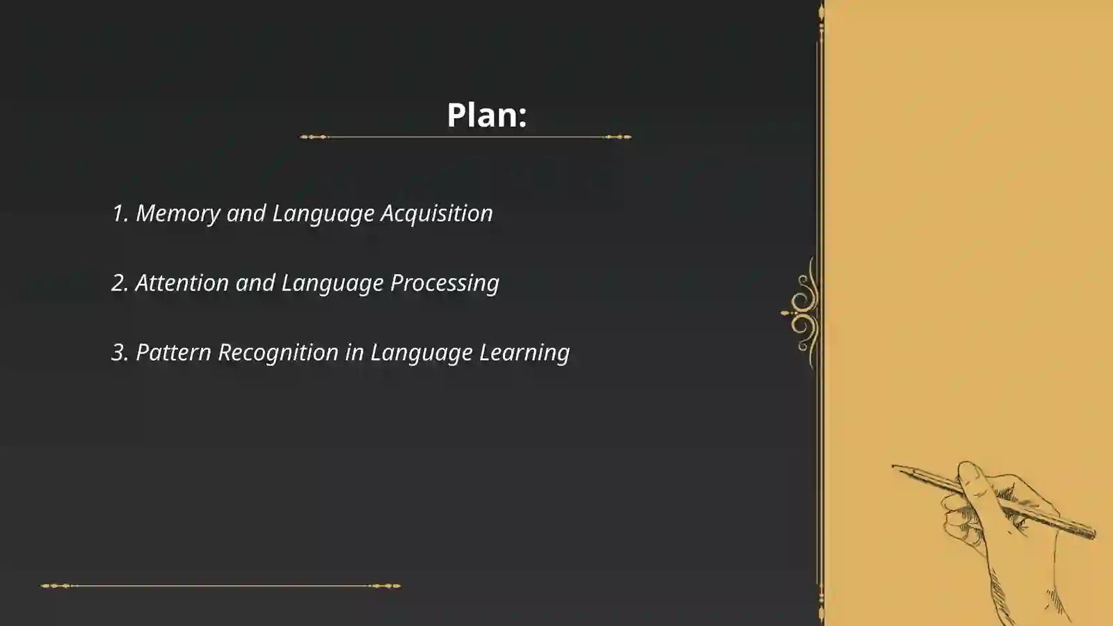 Cognitive features of learning language 2