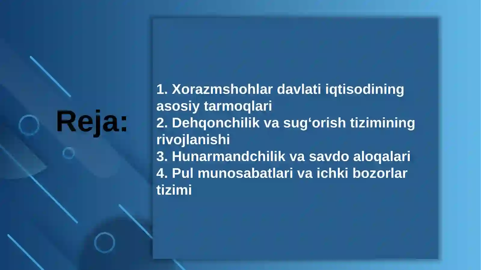Xorazmshohlar davlatining iqtisodi 2