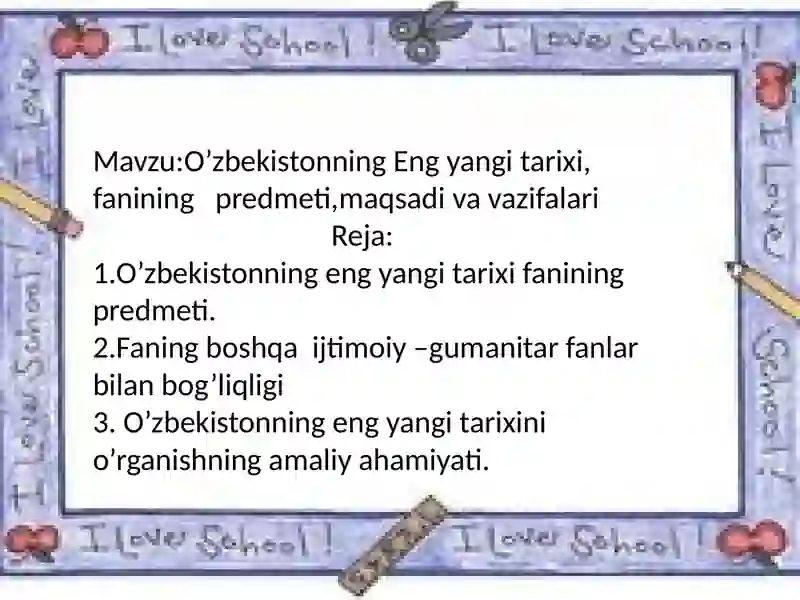 O’zbekistonning Eng yangi tarixi 2