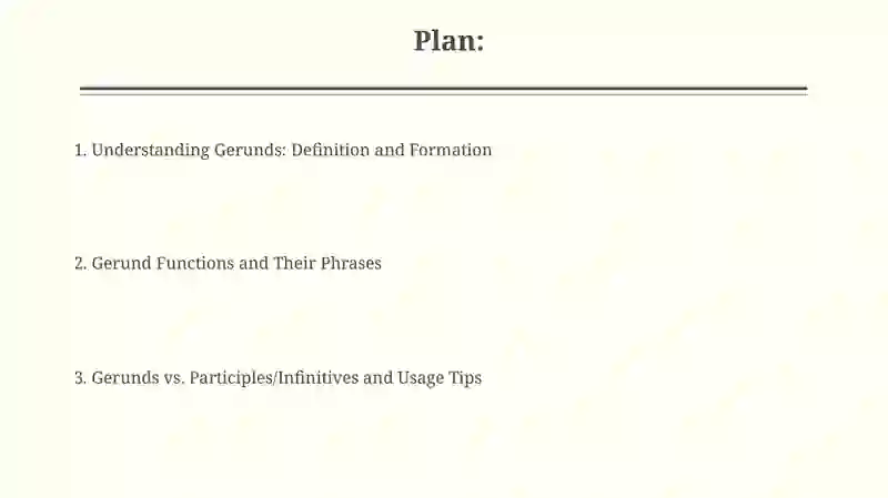 Understanding Gerunds 2