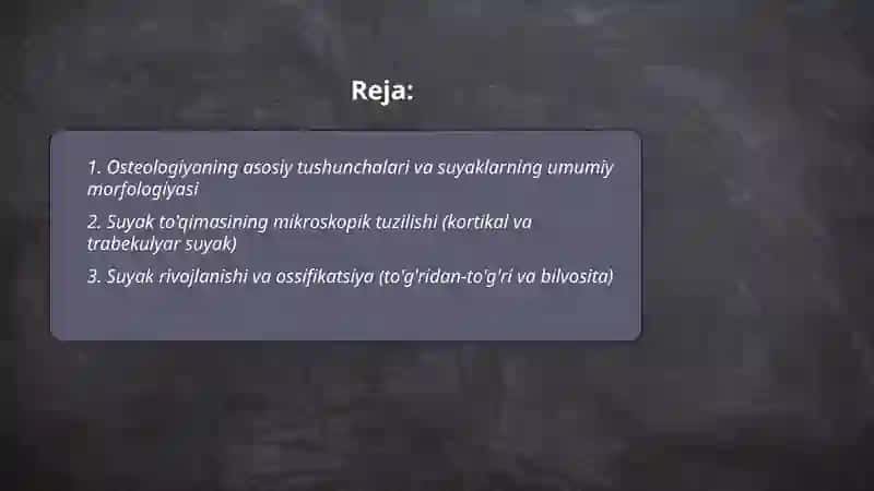 Tayanch-harakatlanish sistemasi(osteologiya). Muskul sistemasi(miologiya) 2