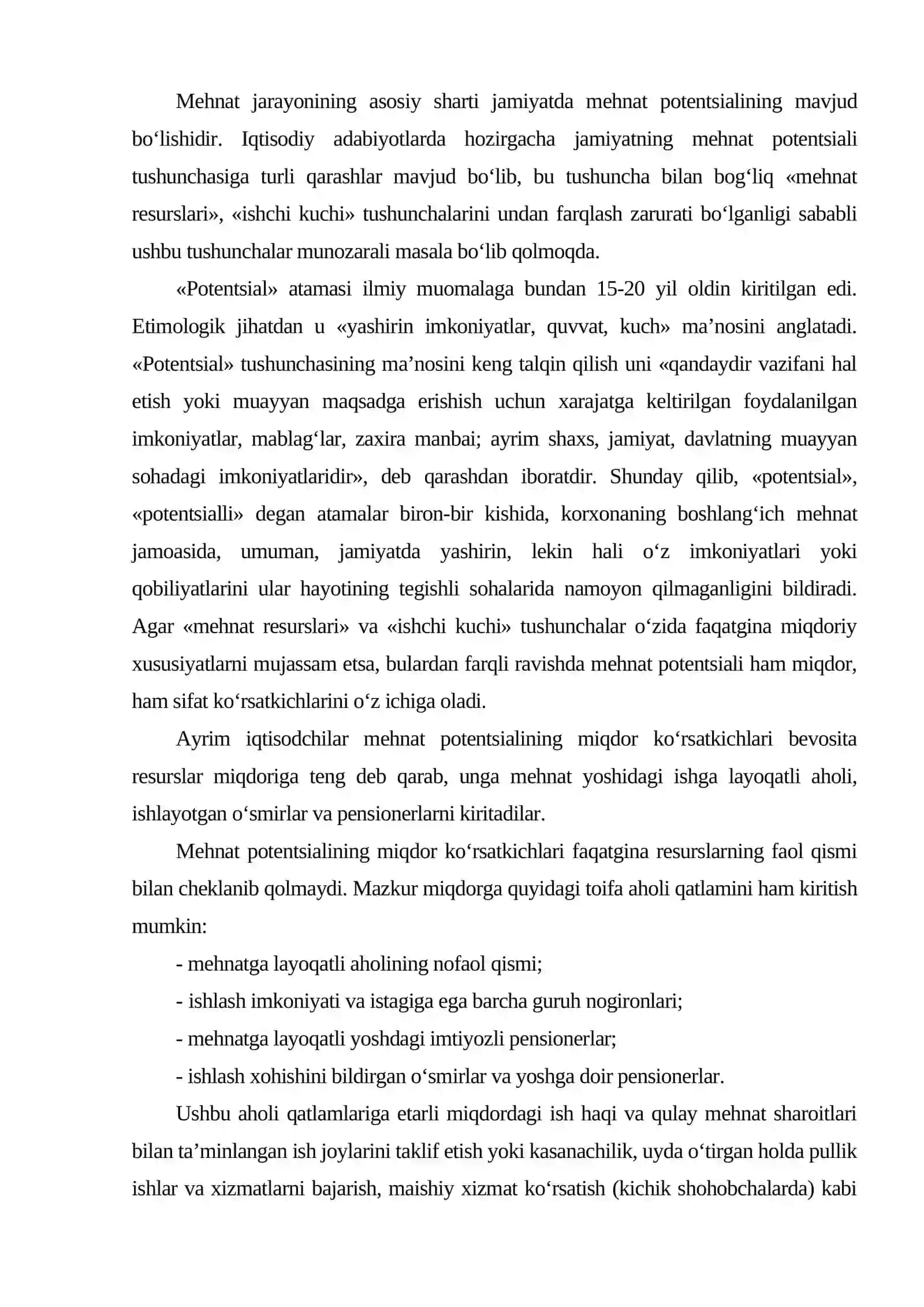 Mehnat potentsiali va inson kapitali 2