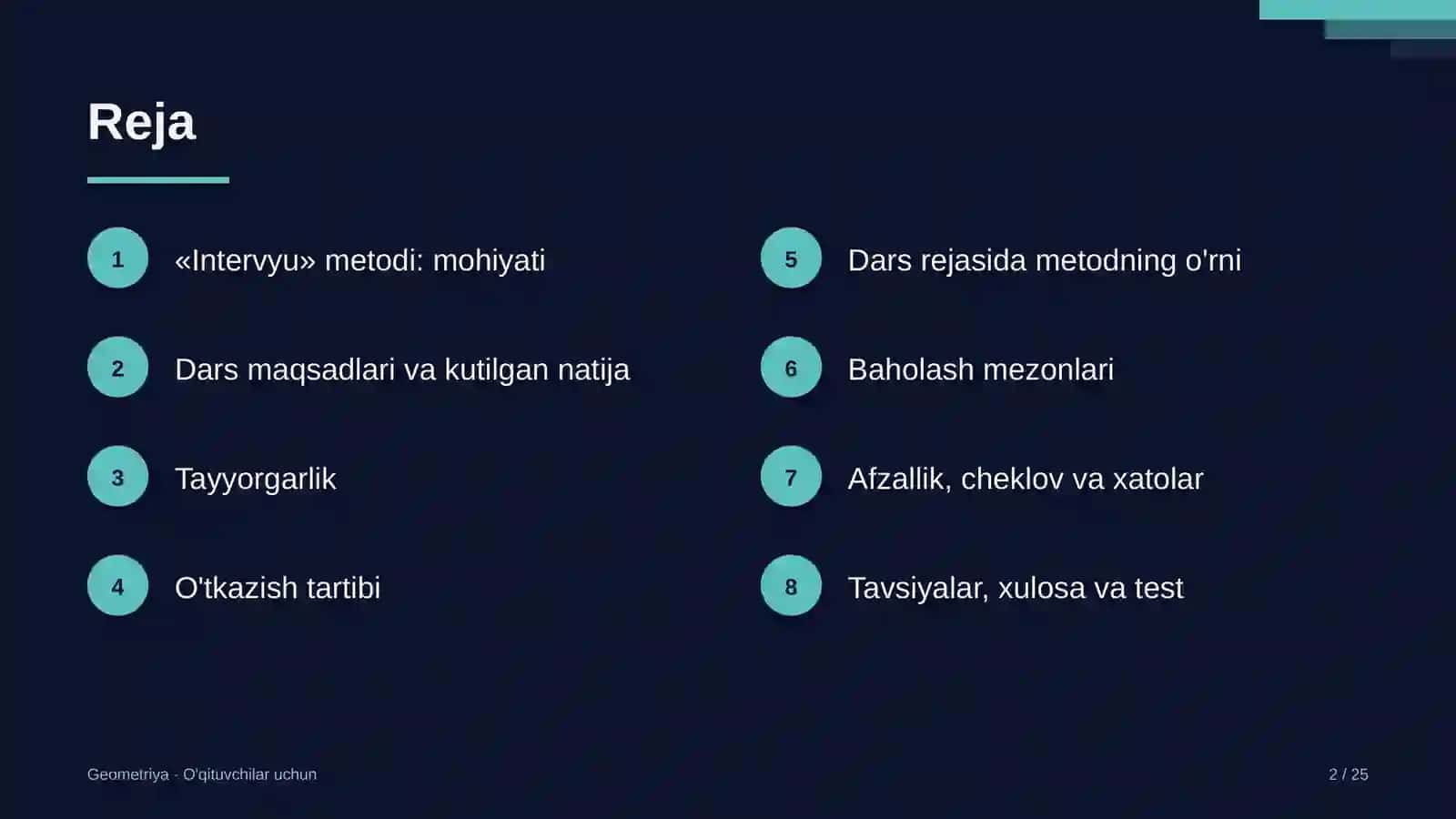 geometriya darslarida intervyu metodidan foydalanish 2656 2