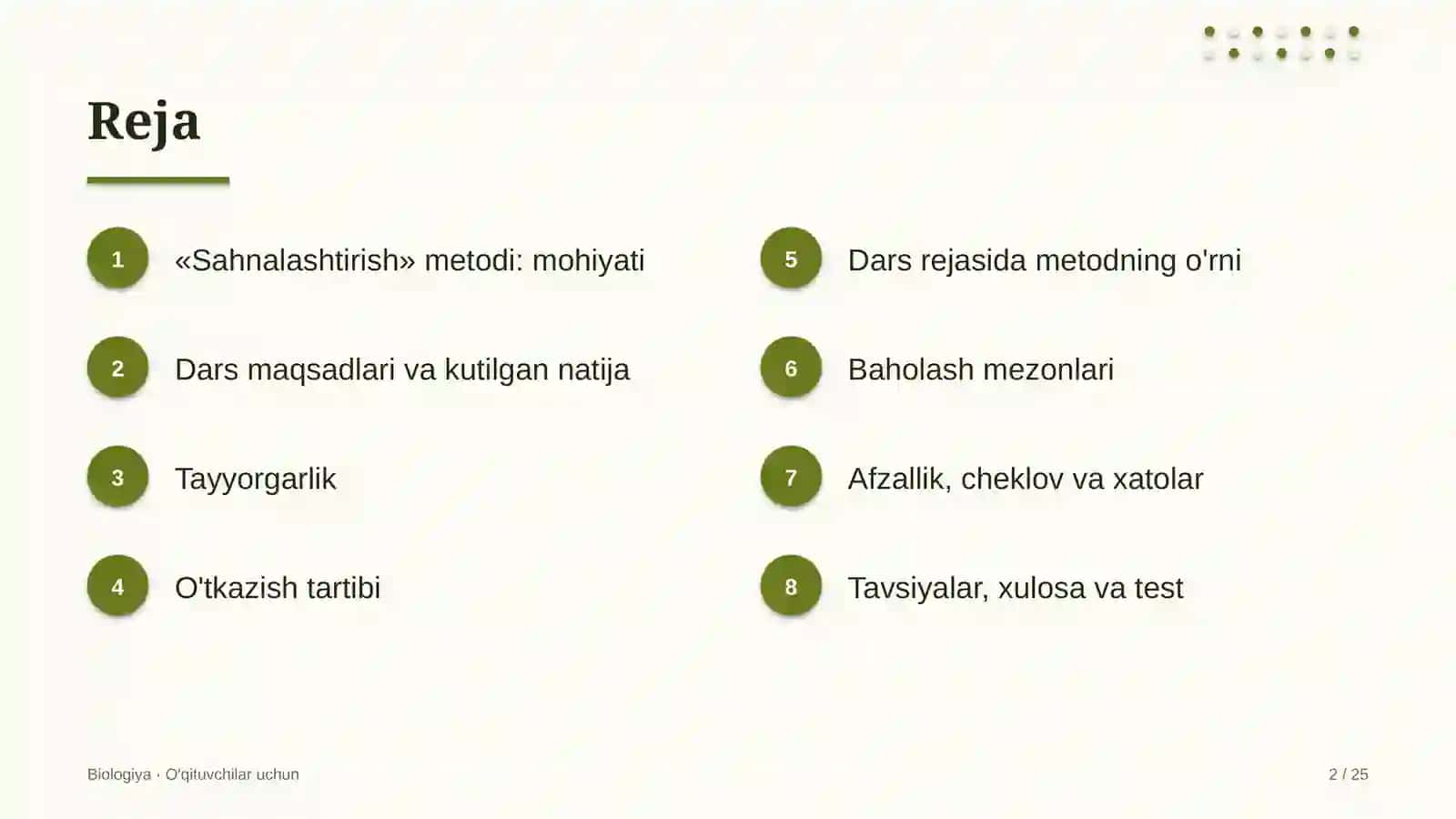 biologiya darslarida sahnalashtirish metodidan foydalanish 1733 2