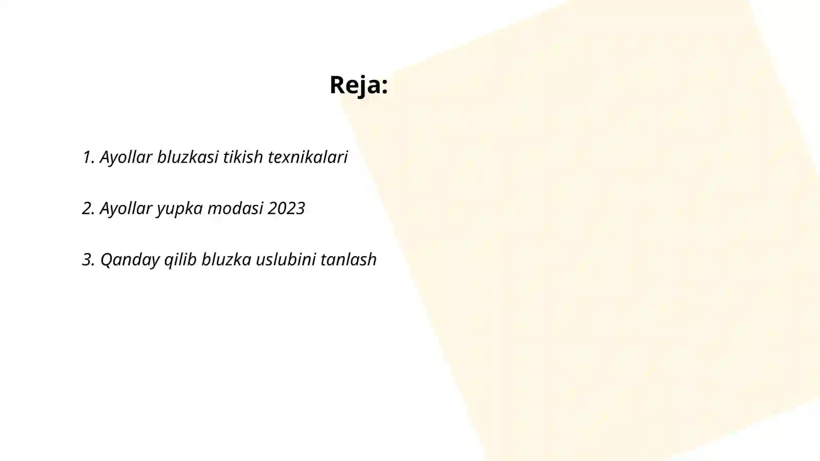 Ayollar bluzkasi va yupka 2