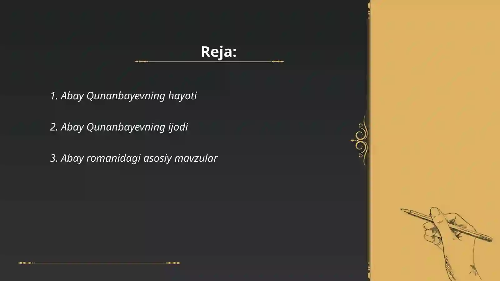 Abay romani haqida 2