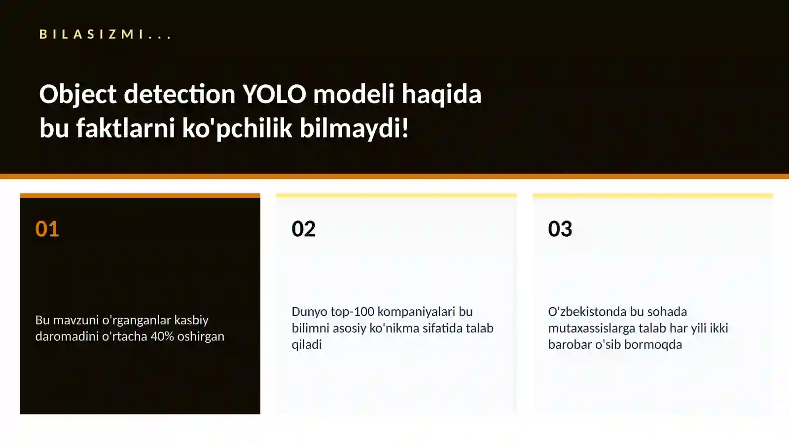 Object detection YOLO modeli 2