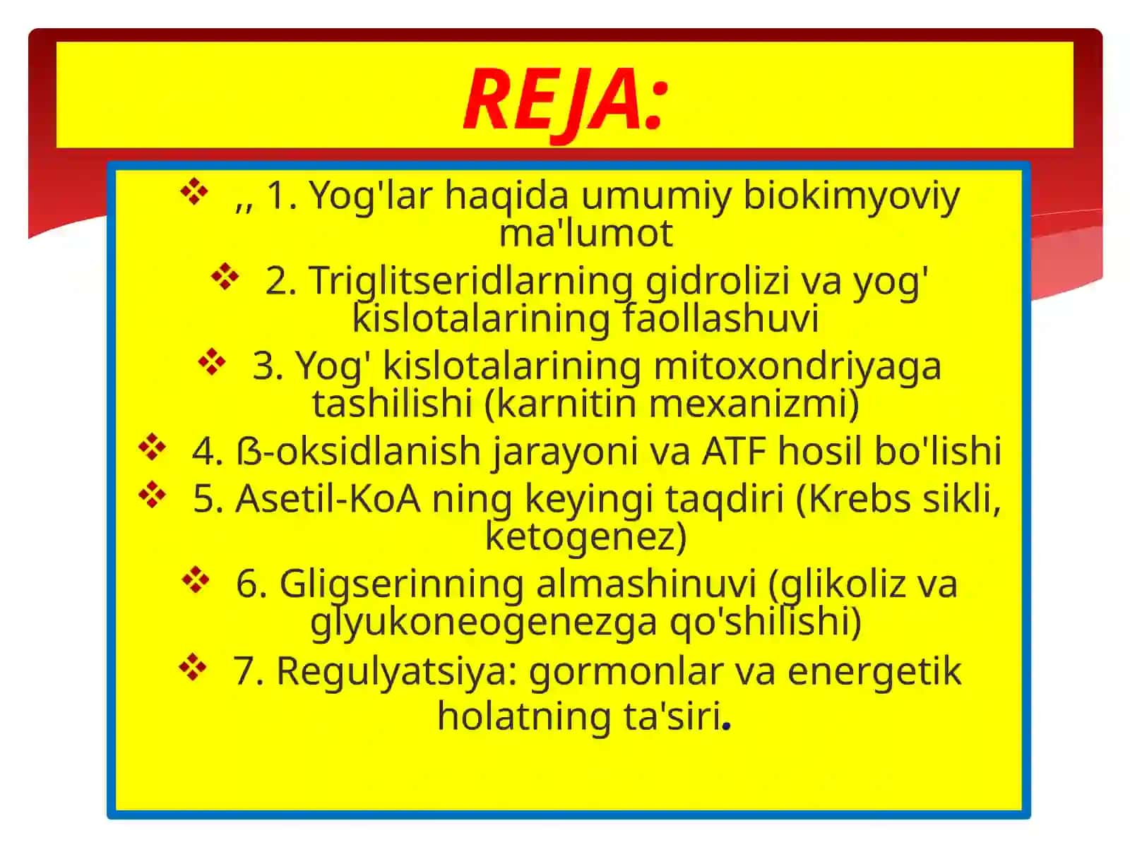 Yog’larning oraliq almashi nuvi 2