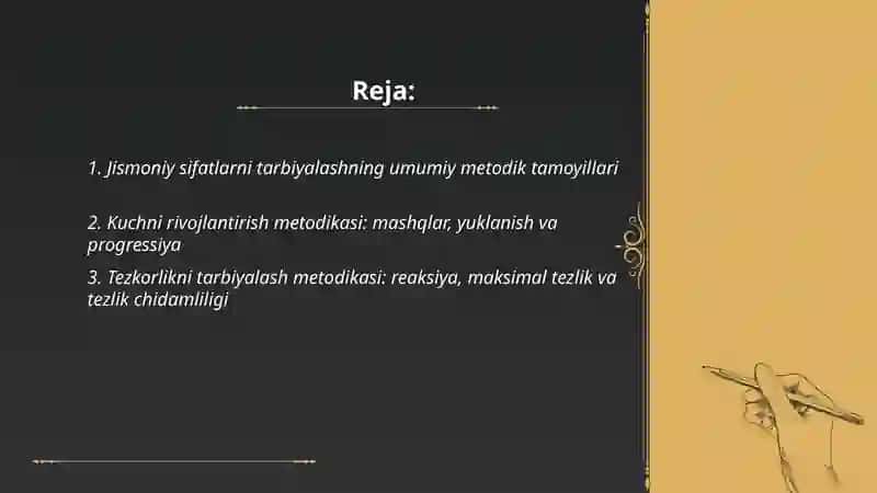 Jismoniy sifatlarini tarbiyalash metodikasi 2