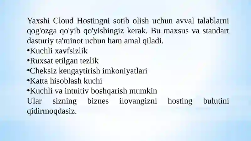 Cloud Hosting 2