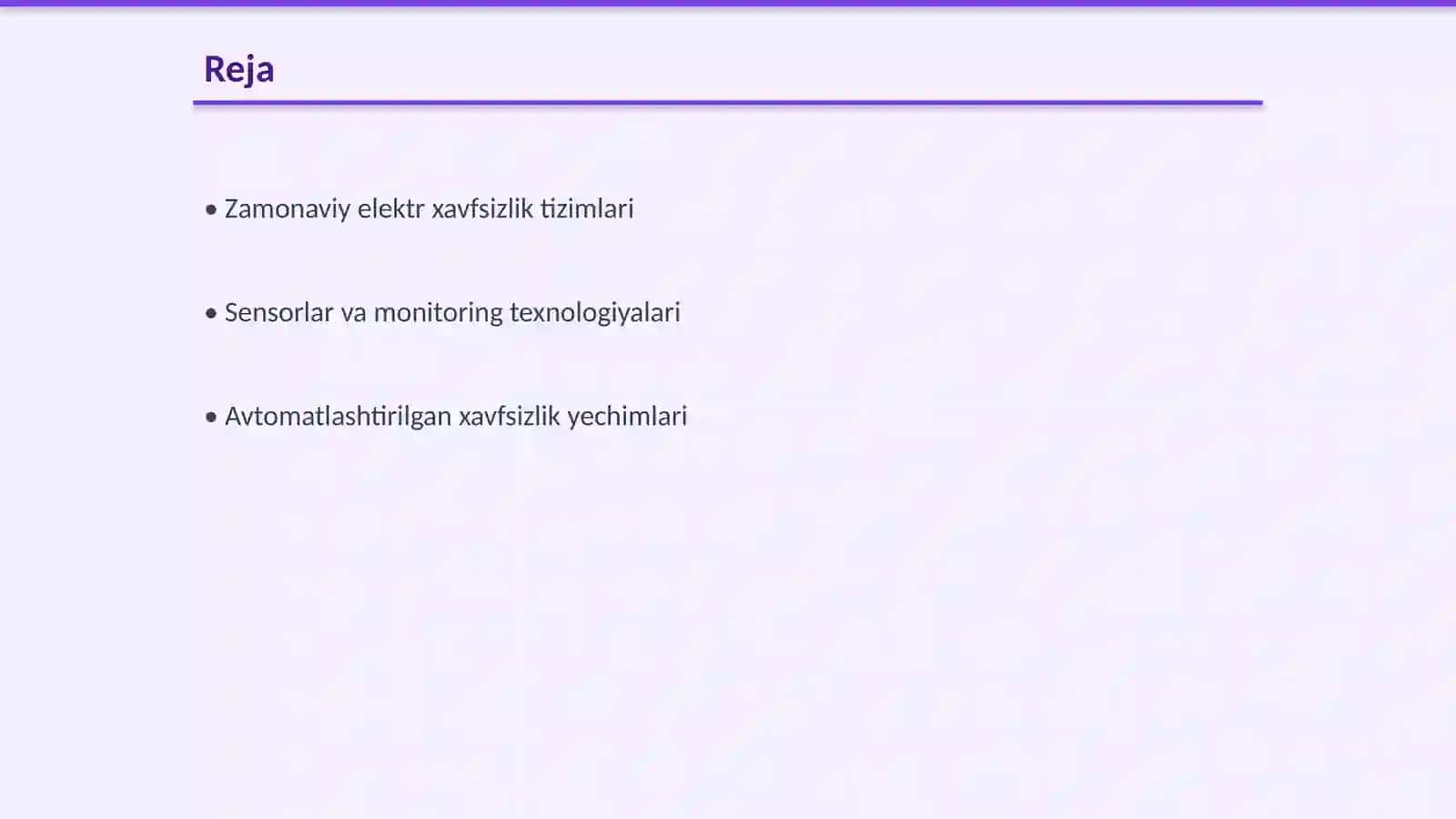 Zamonaviy elektr xavfsizlik tizimlari 2