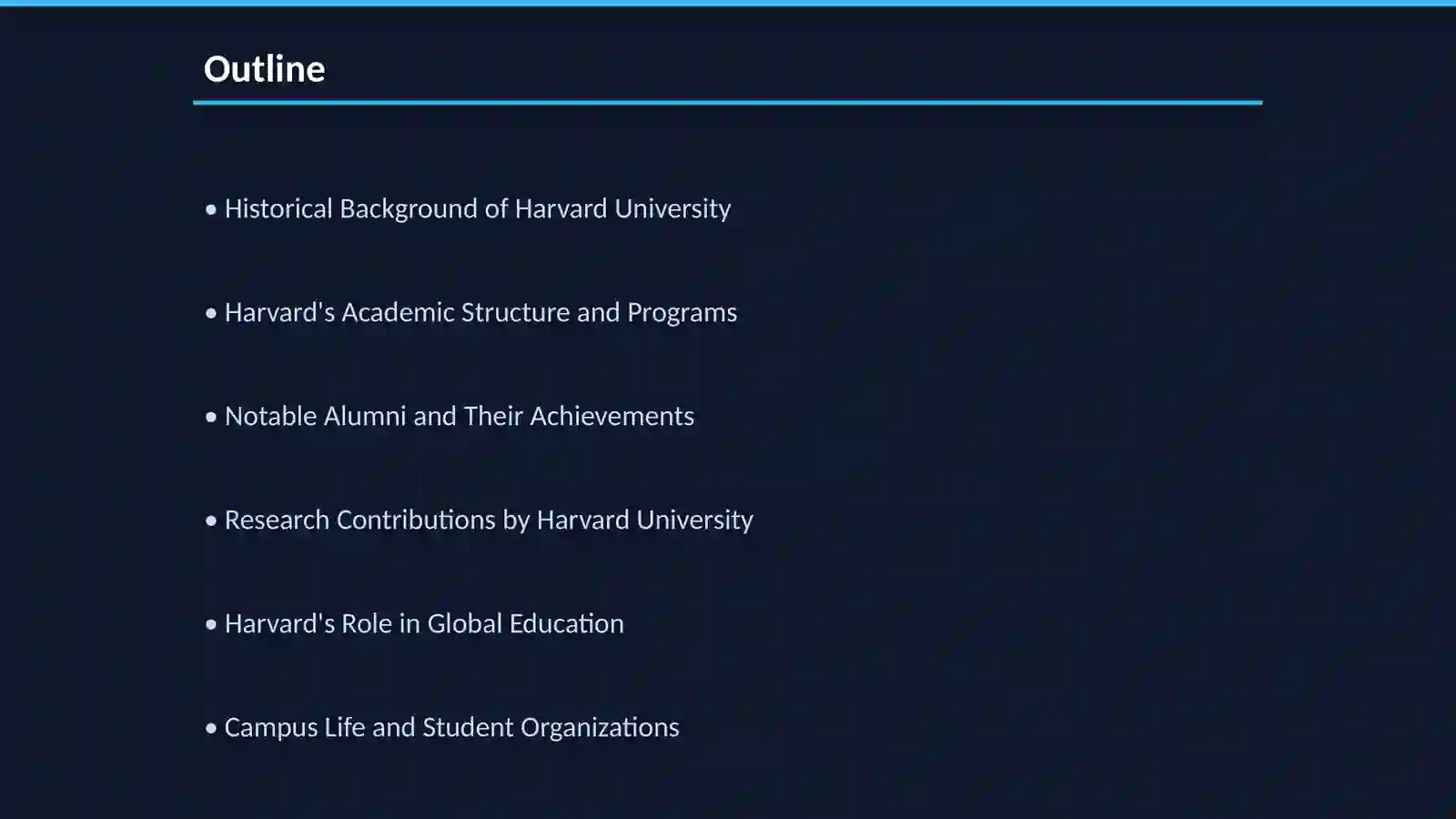 Harvard University 2