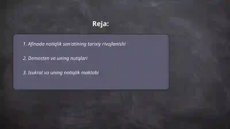 Afinada notiqlik san'ati 2