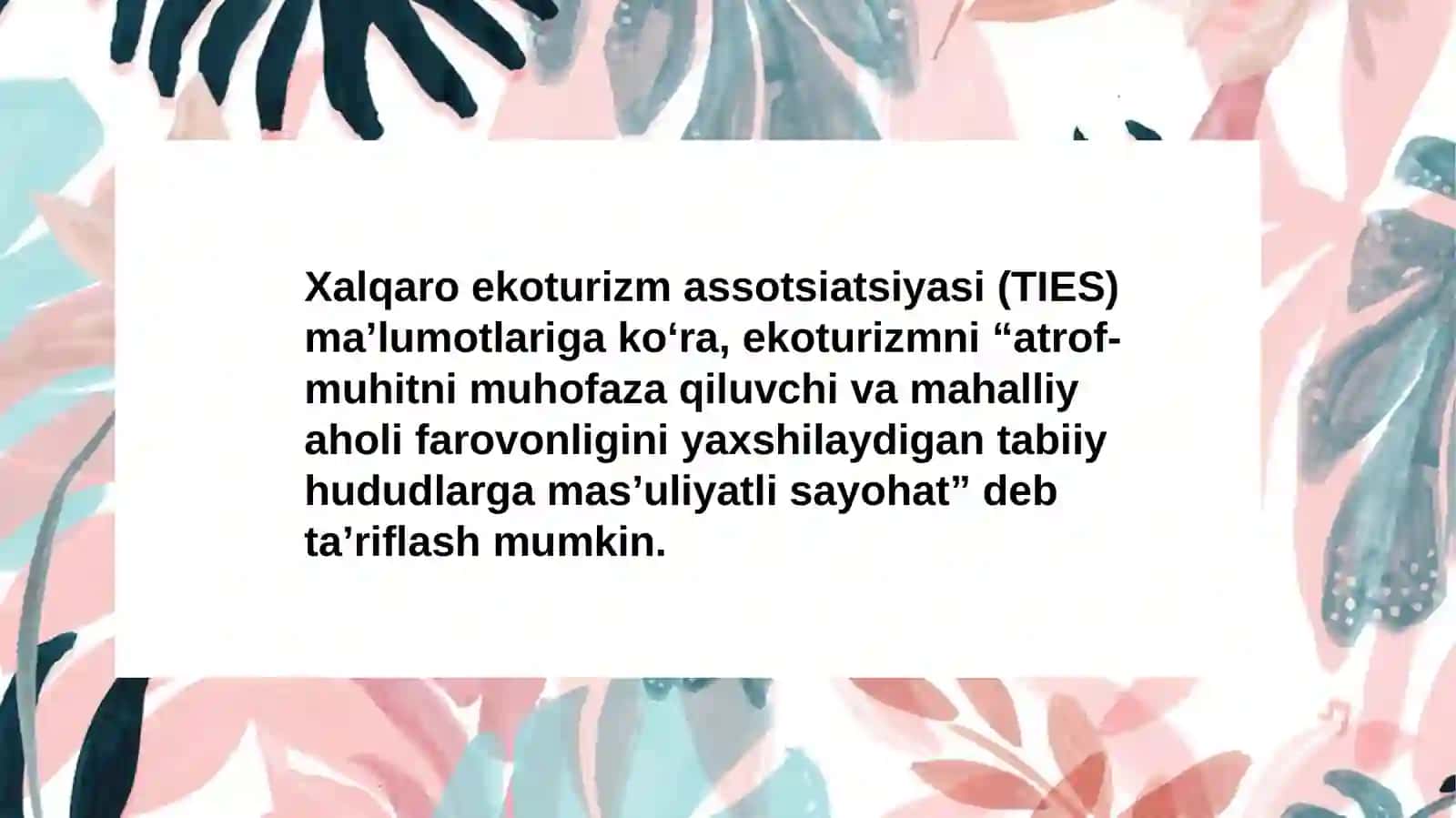 ekologik turizm 2