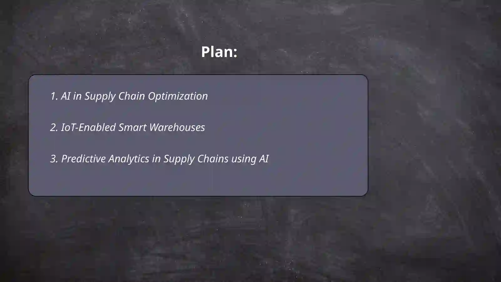 AI in Supply Chain Optimization 2