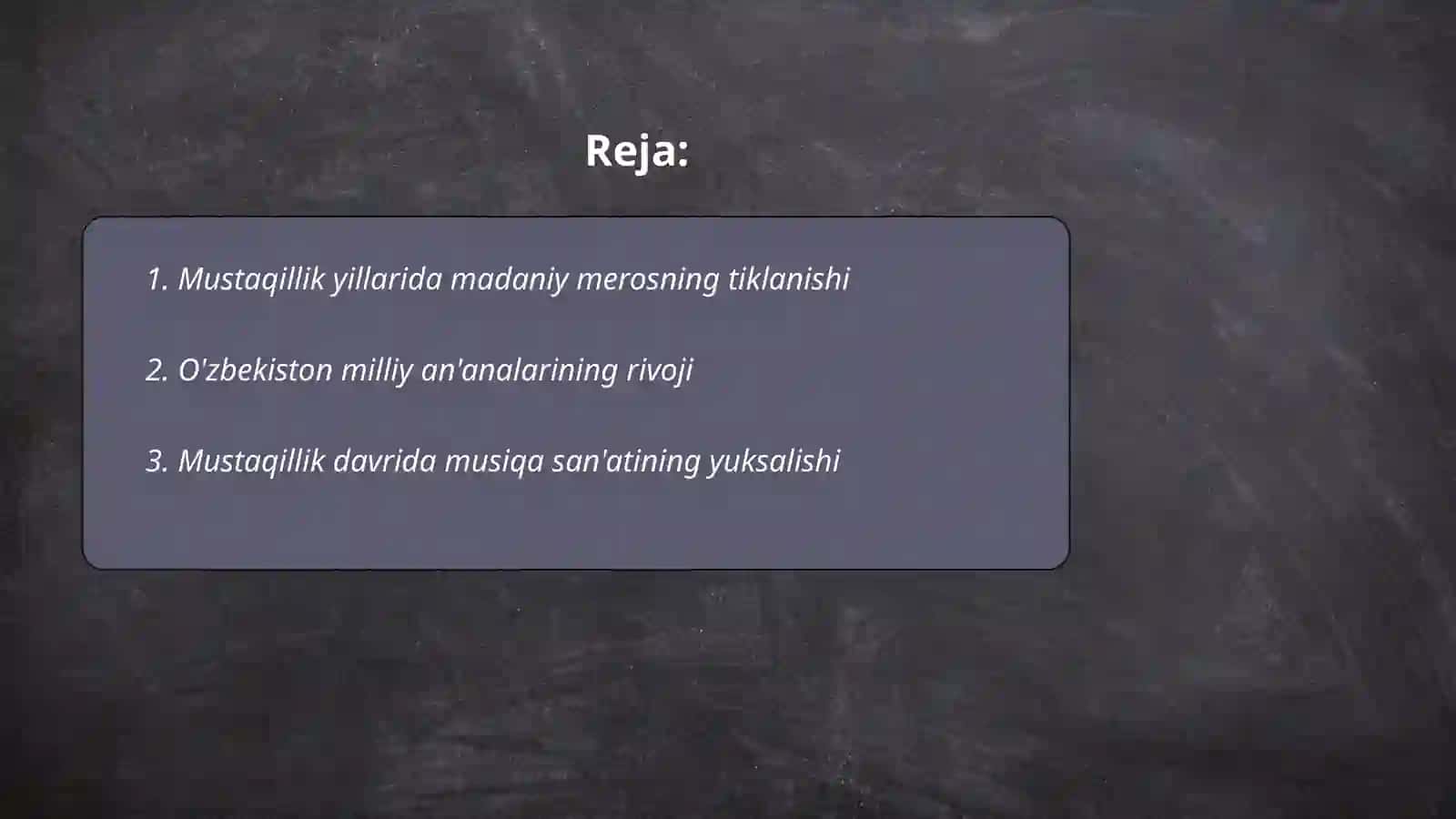 Mustaqillik yillarida madaniyat va san'atning taraqqiyoti 2