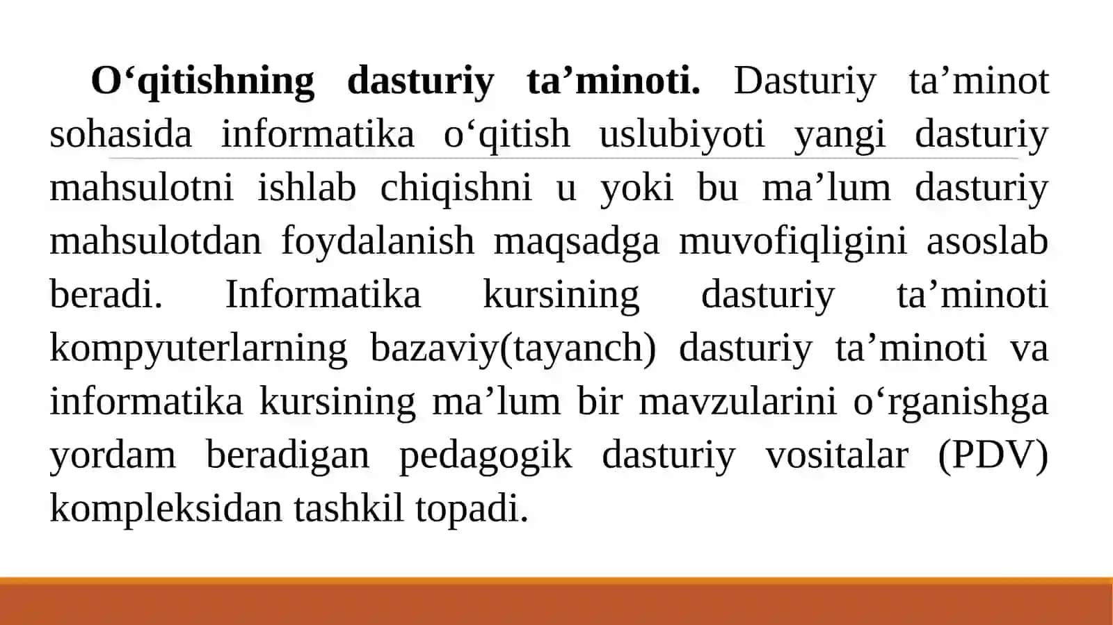 O‘qitishning dasturiy ta‘minoti 2