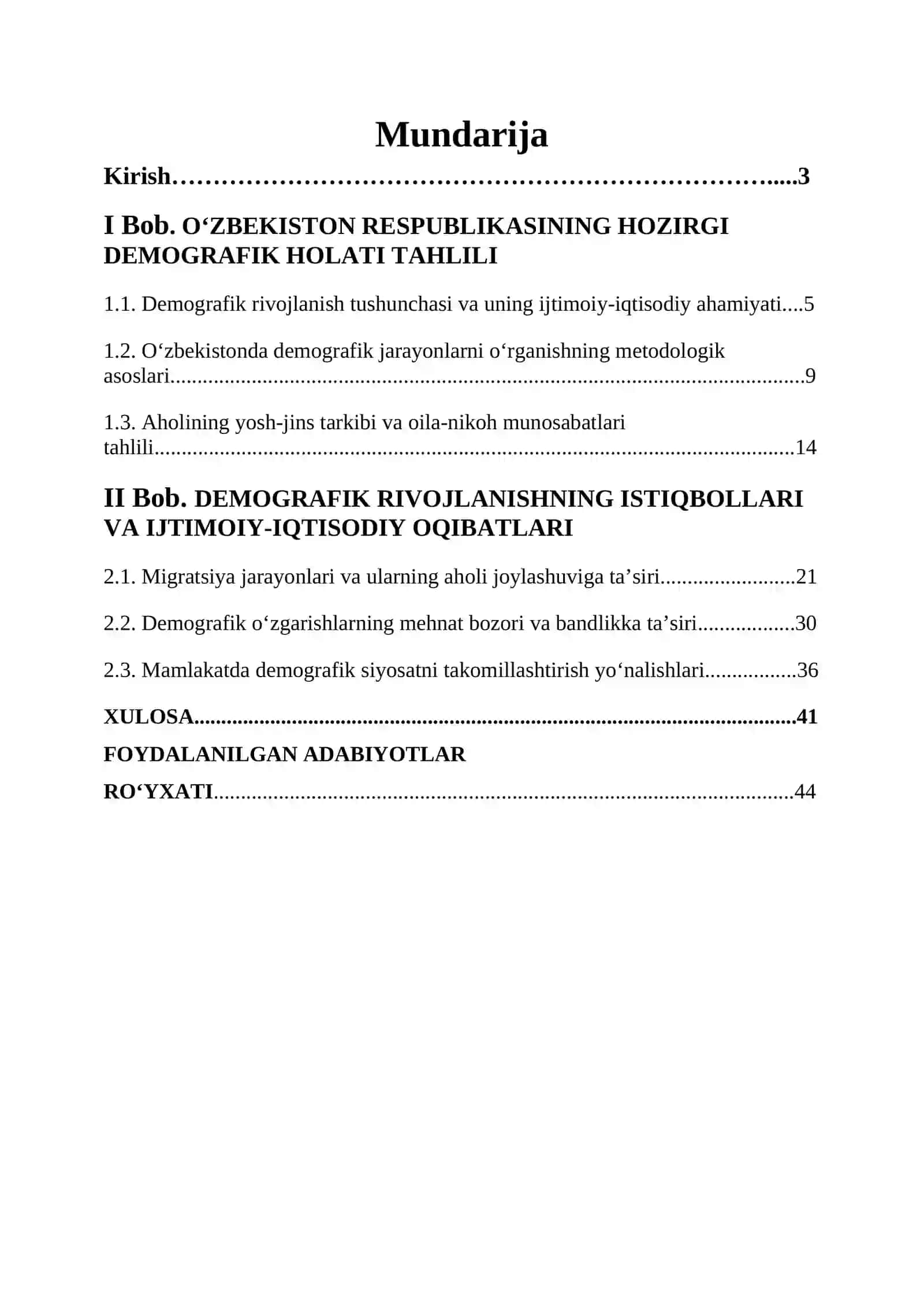 oʻzbekistonning geodemografik rivojlanishi 2