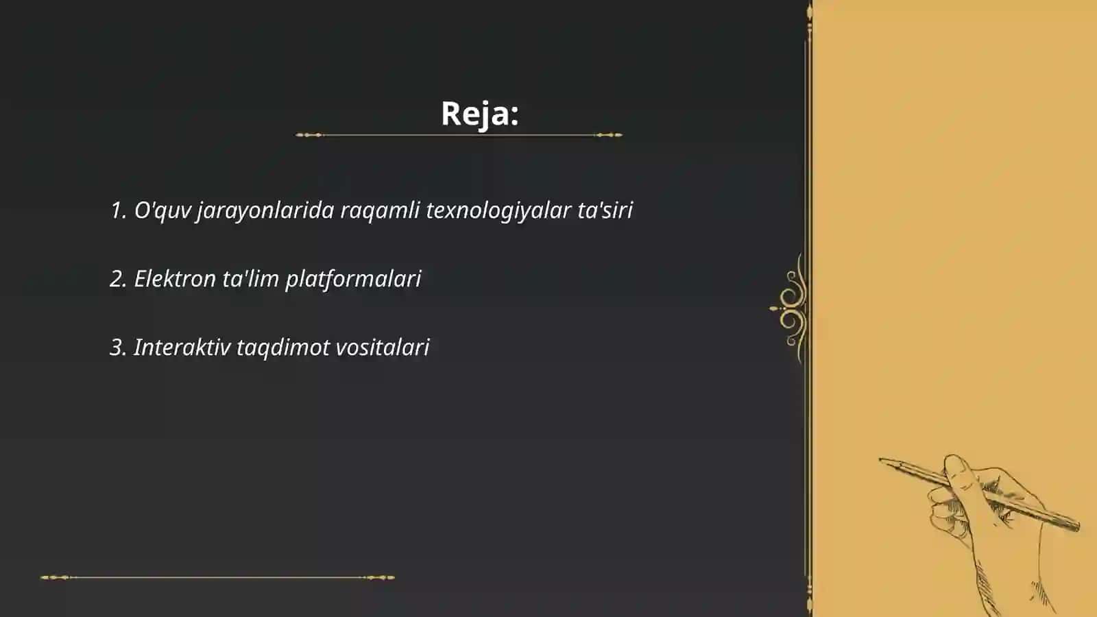 O'quv jarayonlarida raqamli texnologiyalardan foydalanish imkoniyatlari 2
