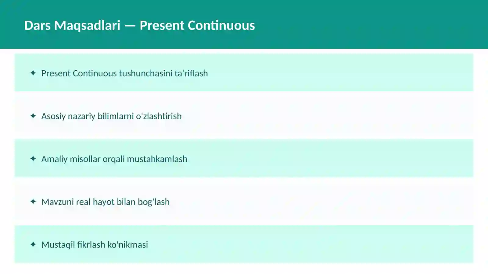 Present Simple 2