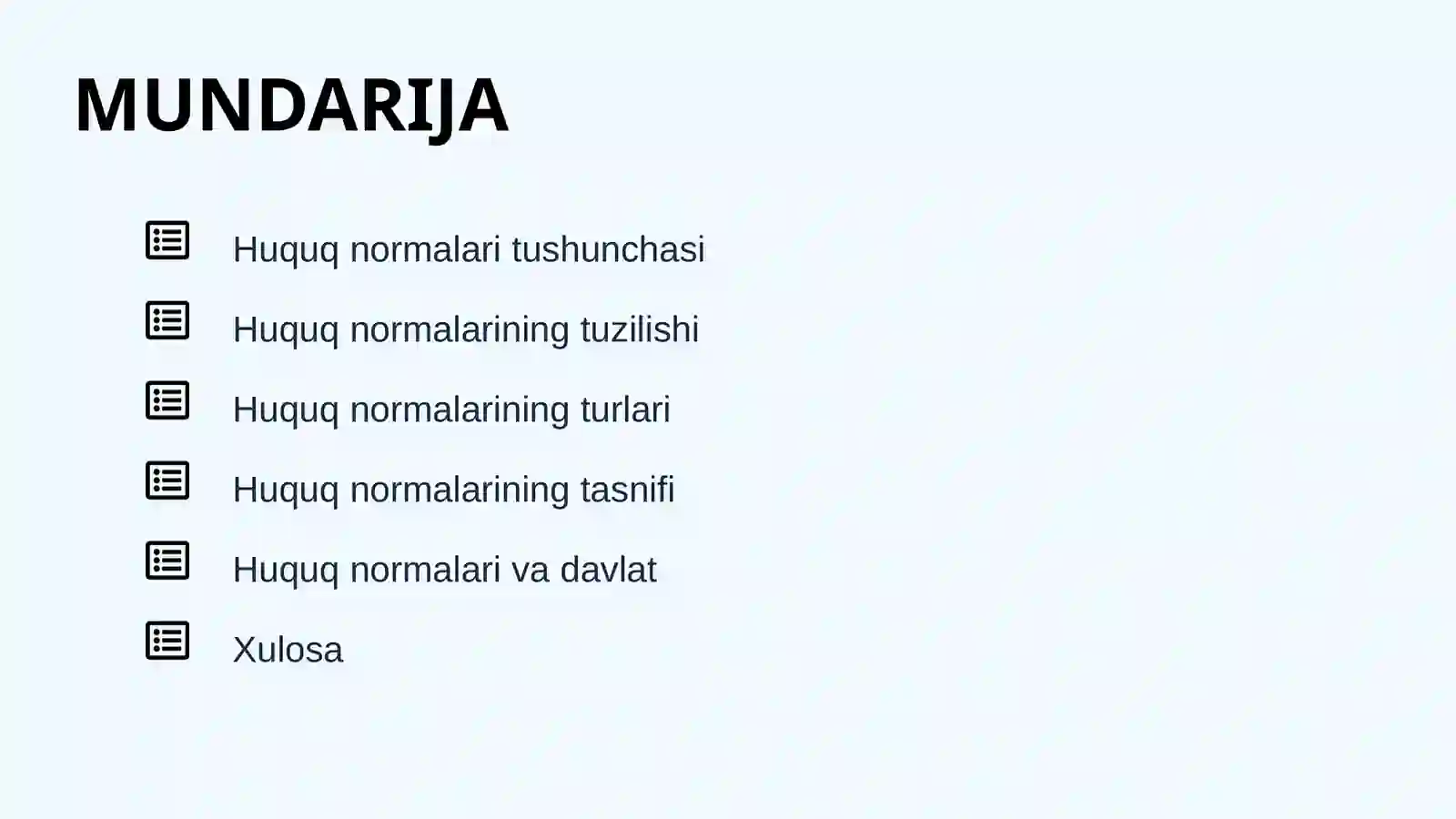 HUQUQ NORMALARI 2
