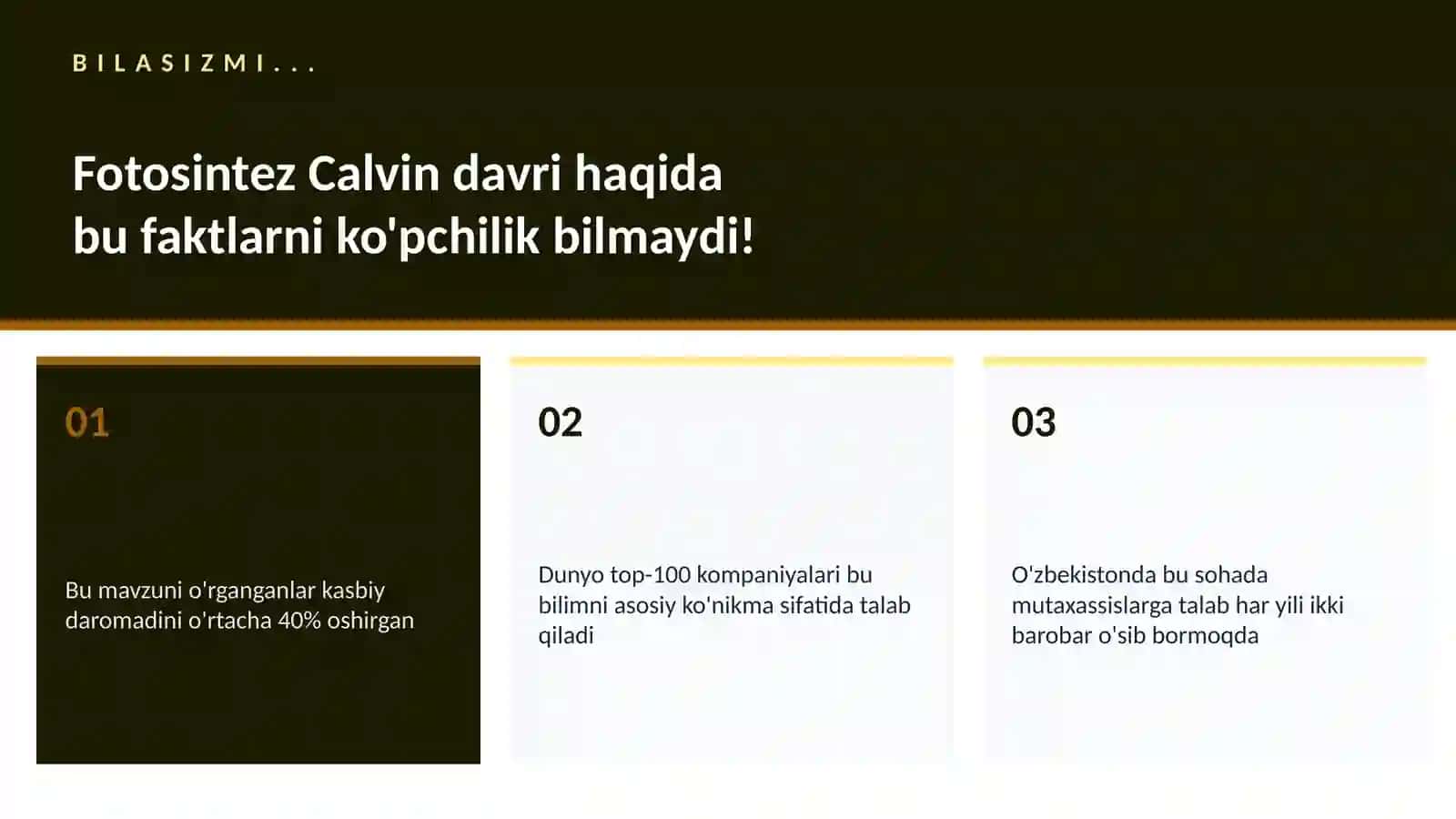 Fotosintez Calvin davri 2