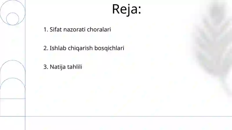 Ishlab chiqarish jarayoni va uning natijalari 2
