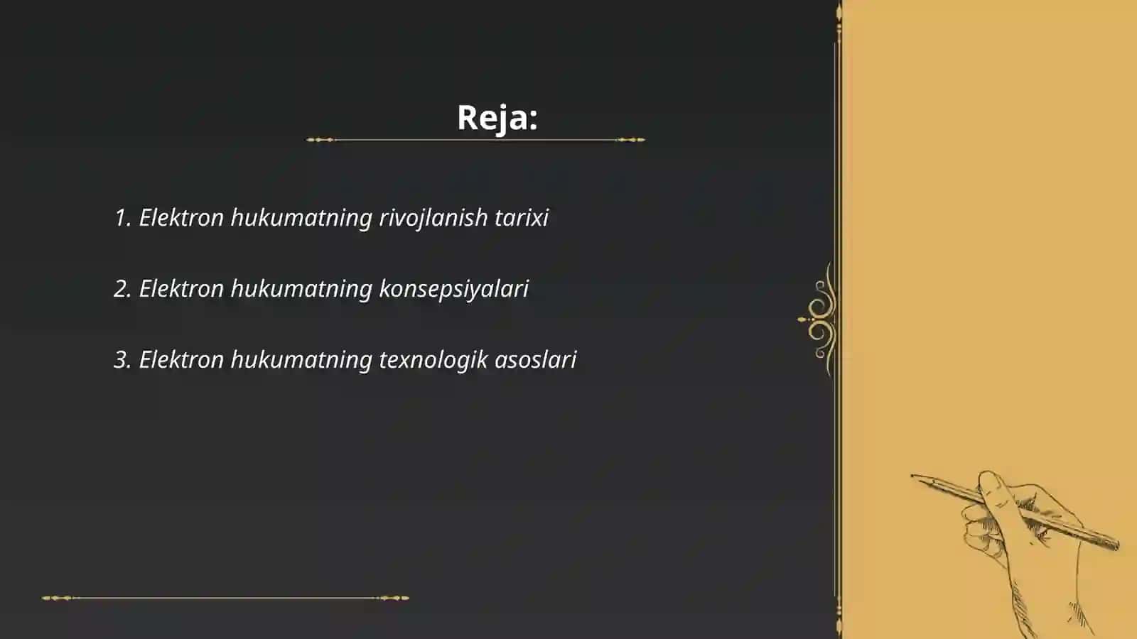 Elektron hukumatni joriy etishning jaxon tajribasi 2