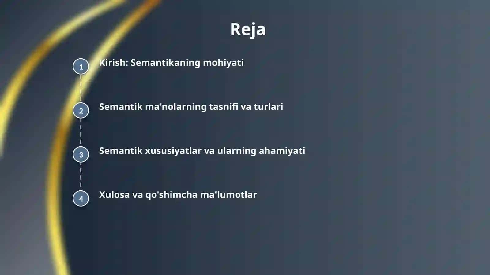 Sema va uning turlari. Sema va uning xususiyatlari 2