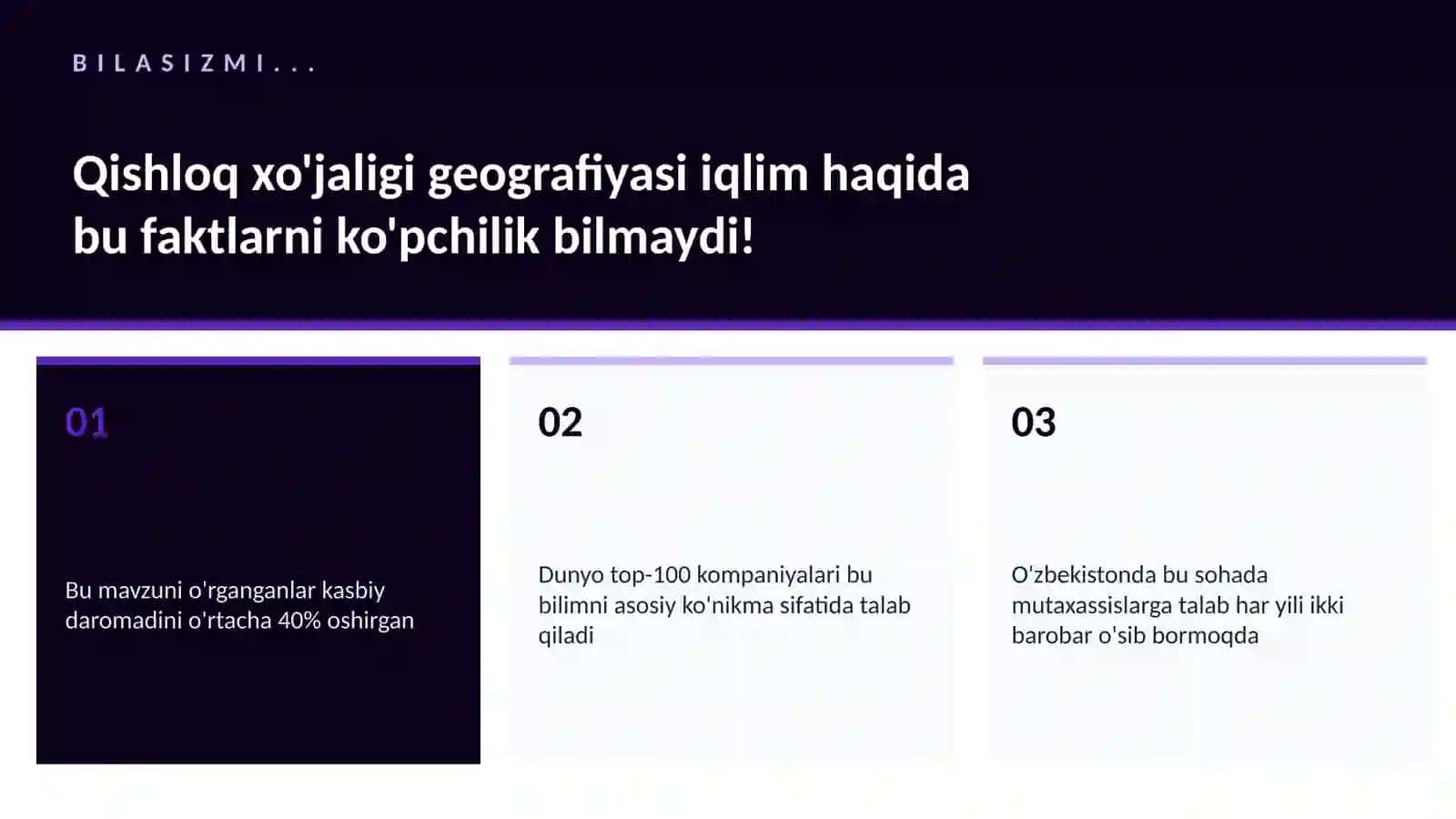 Qishloq xo'jaligi geografiyasi iqlim 2