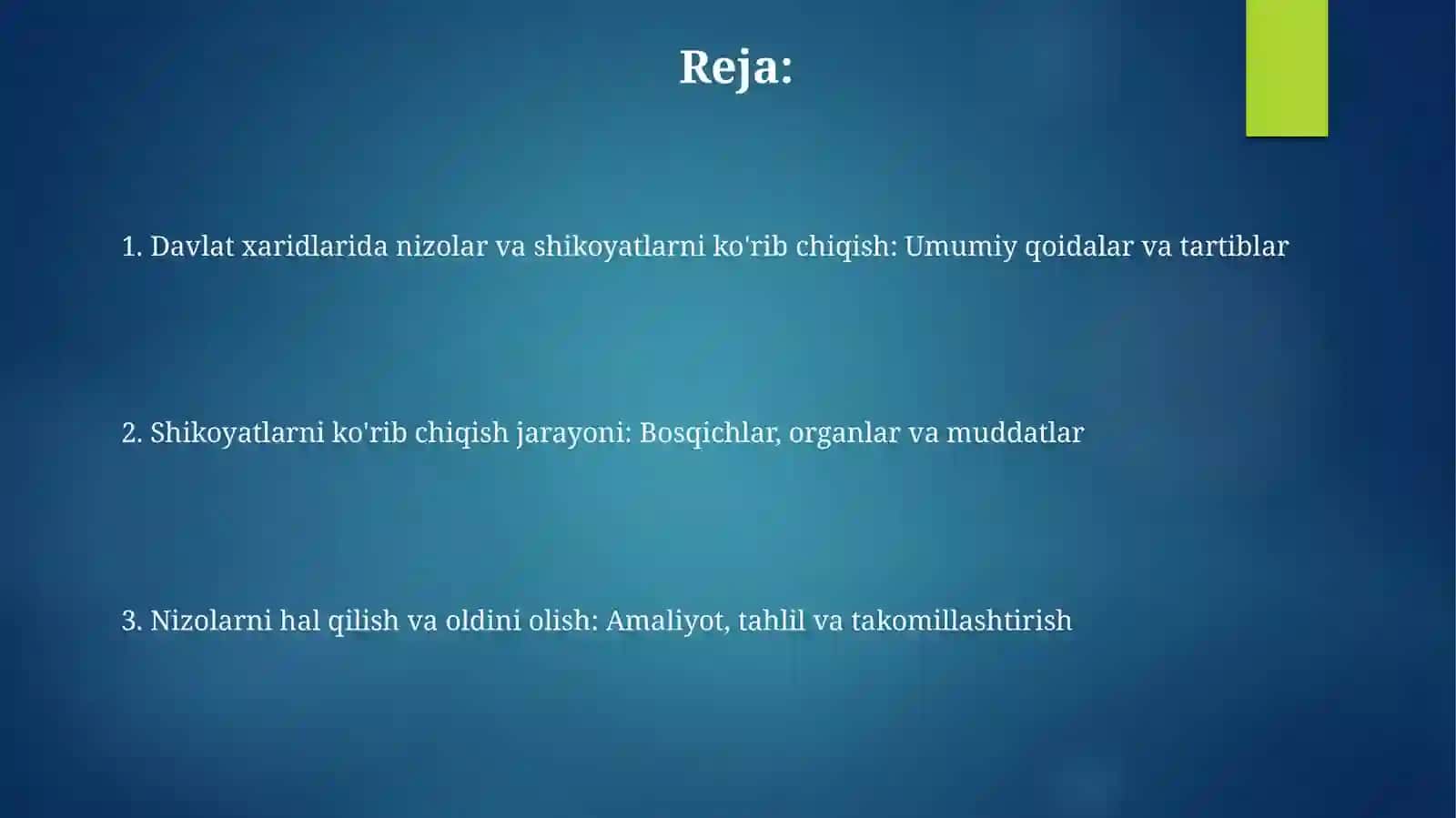 Davlatxaridlarisohasidanizovashikoyatlarnikoʻribchiqish 2
