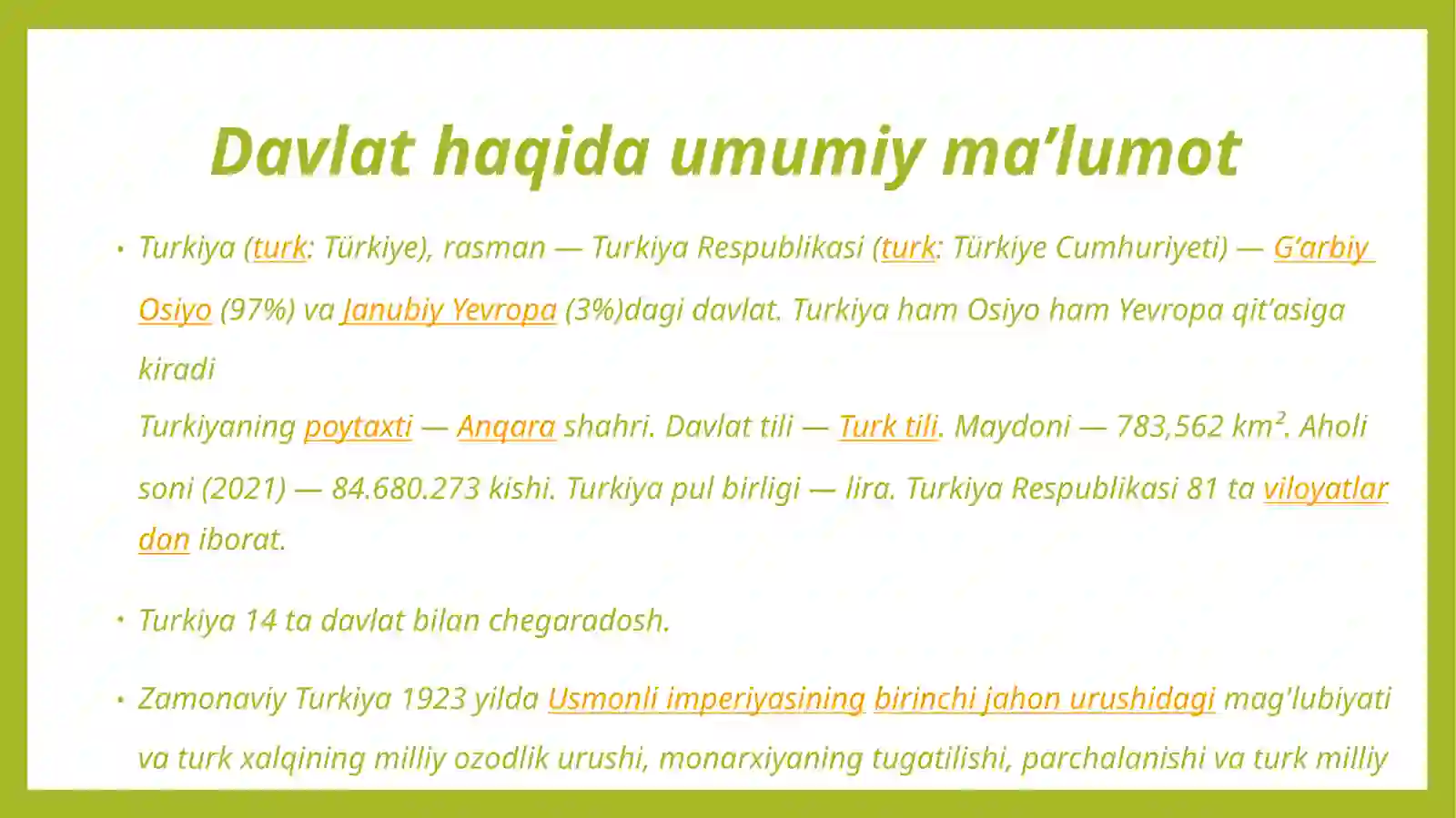 Turkiyadavlatihaqidama’lumot 2