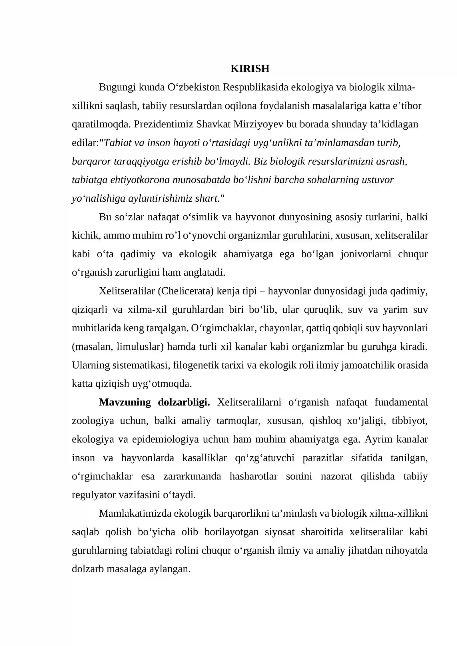 Xellitseralilar (chelitserata) kenja tipi sistematikasi, filogenetikasi va ekologiyasi 2