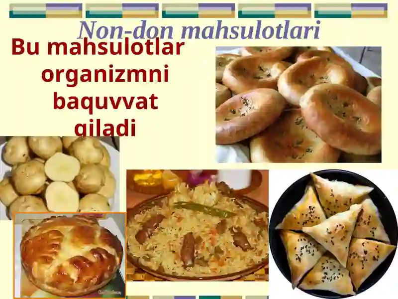 Non-don mahsulotlari 2