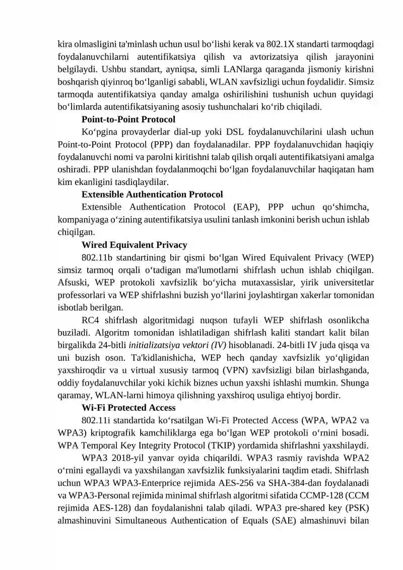 Practical work - Organizing and executing wireless network attacks 2
