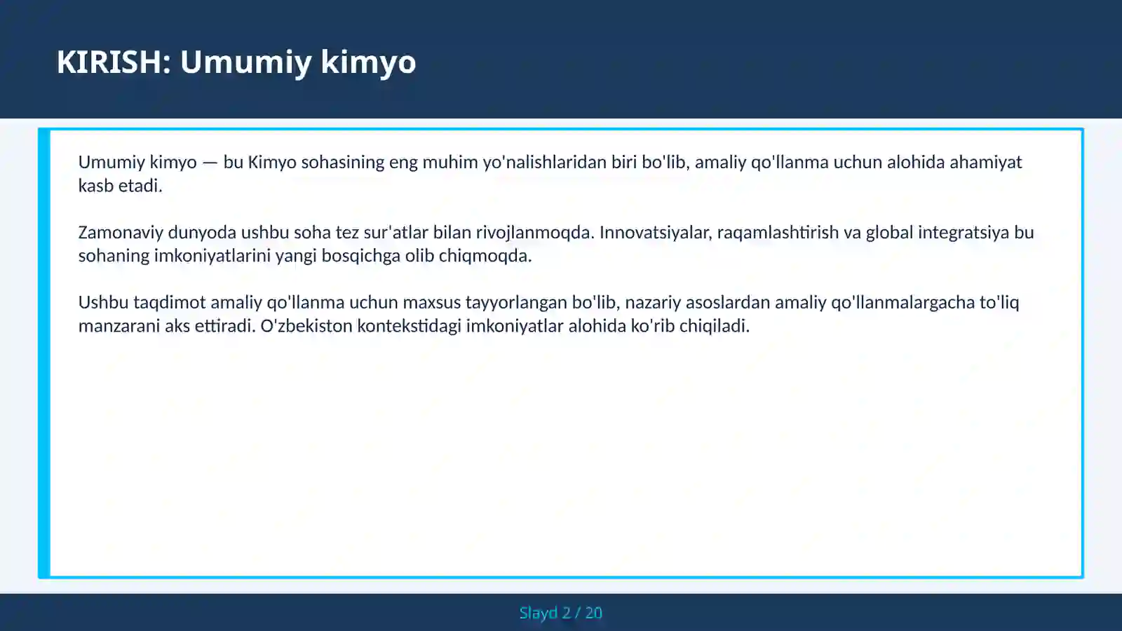 Atom — amaliy qo'llanma 2