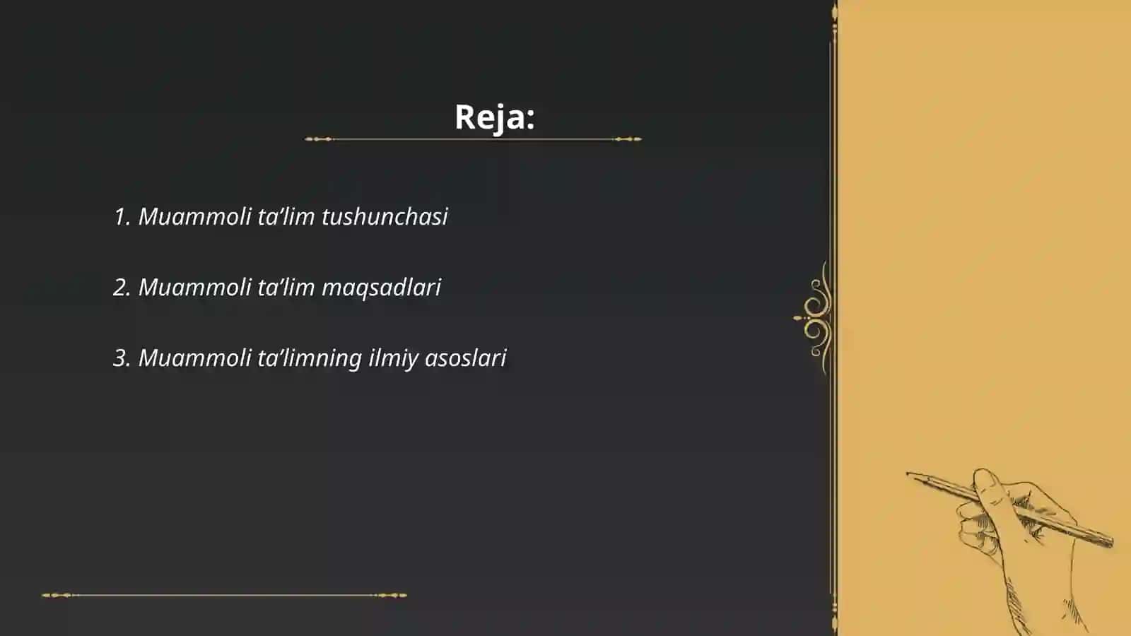 Muammoli ta’lim texnologiyasi 2