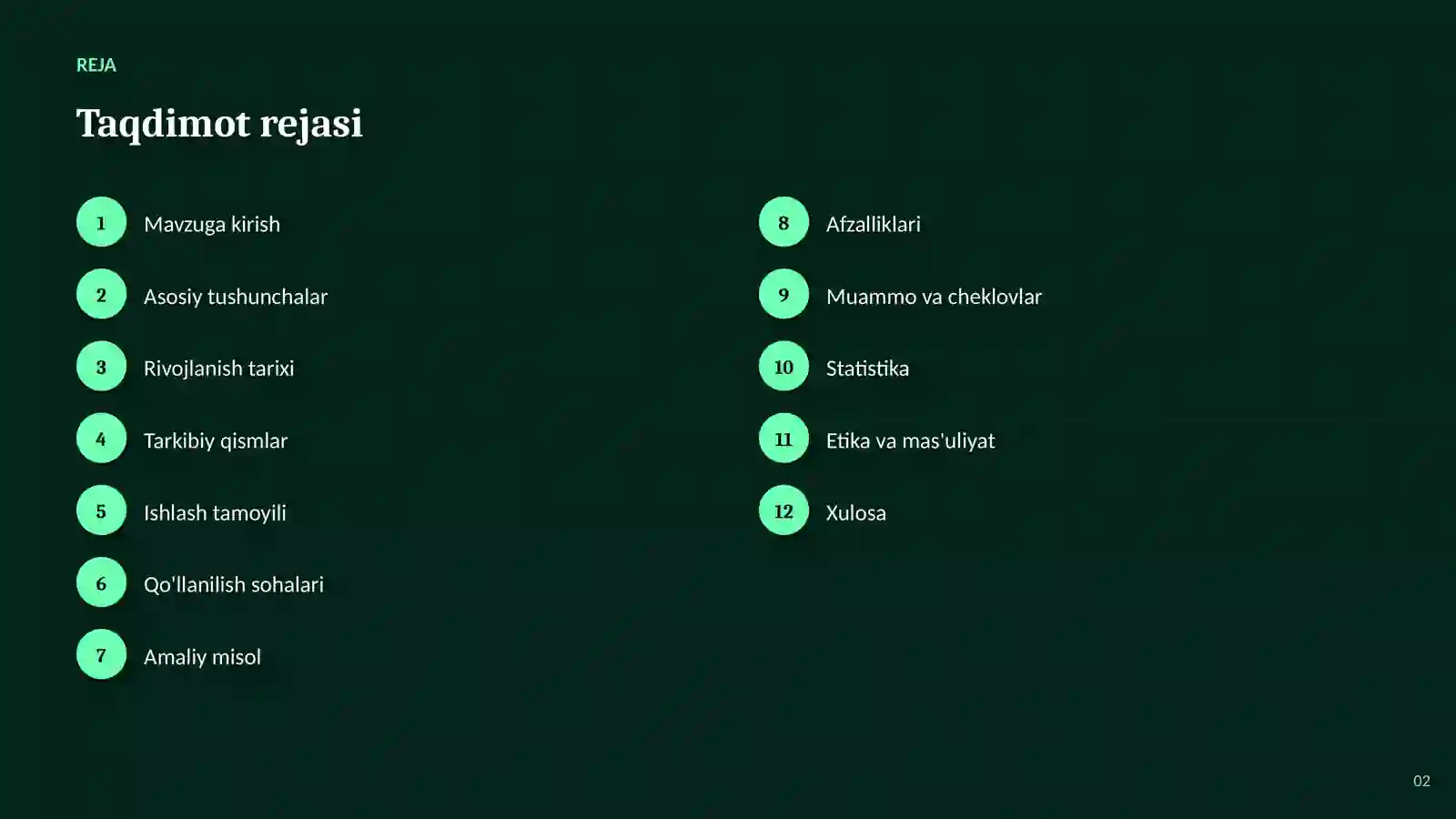SUN'IY INTELLEKT ASOSLARI 2