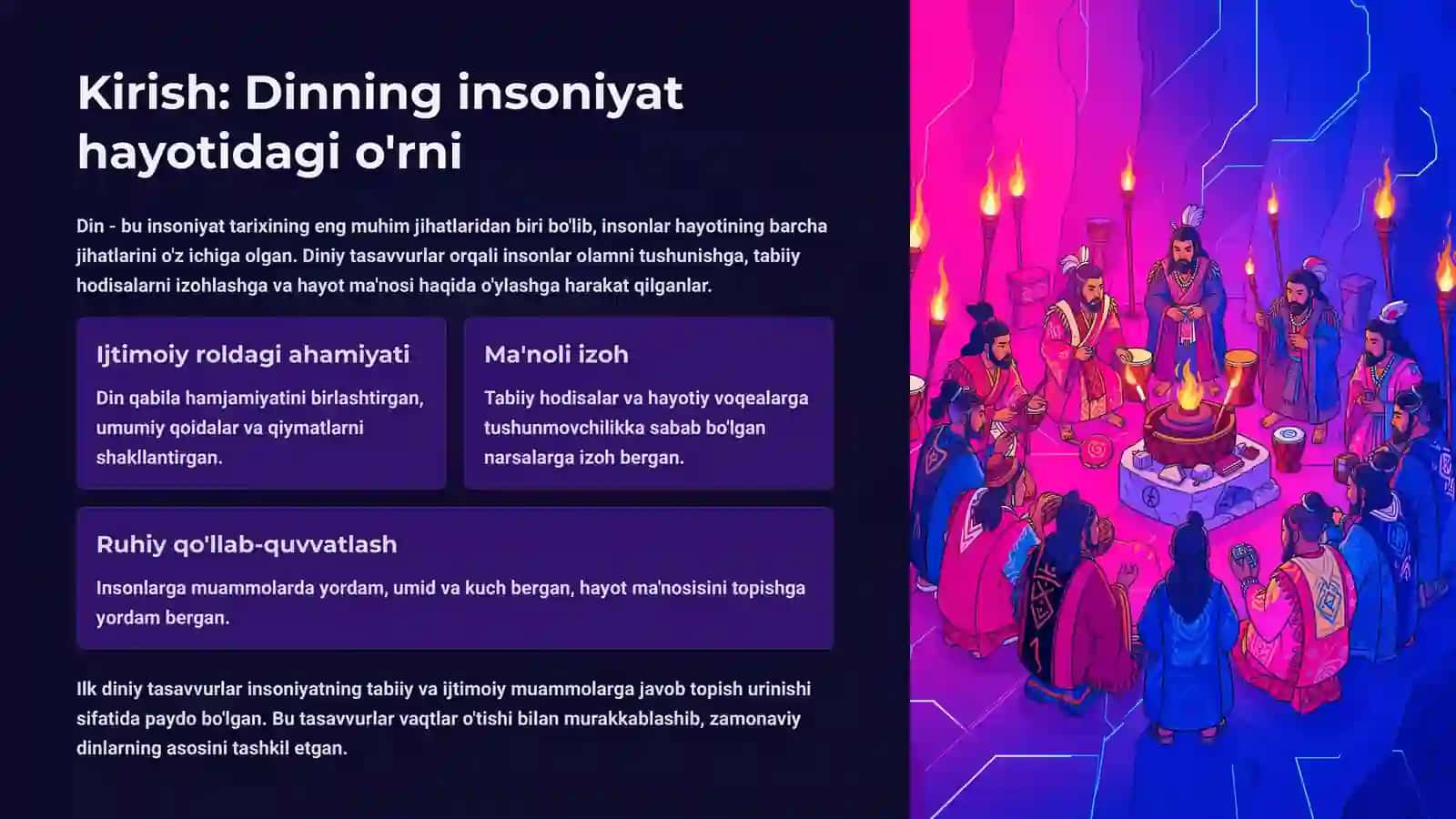 Ilk diniy tasavvurlar insoniyatning ruhiy izlanishlari 2